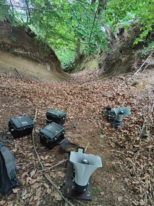 Deployment of the repellers